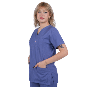 Kadın Mavi Scrubs Takım